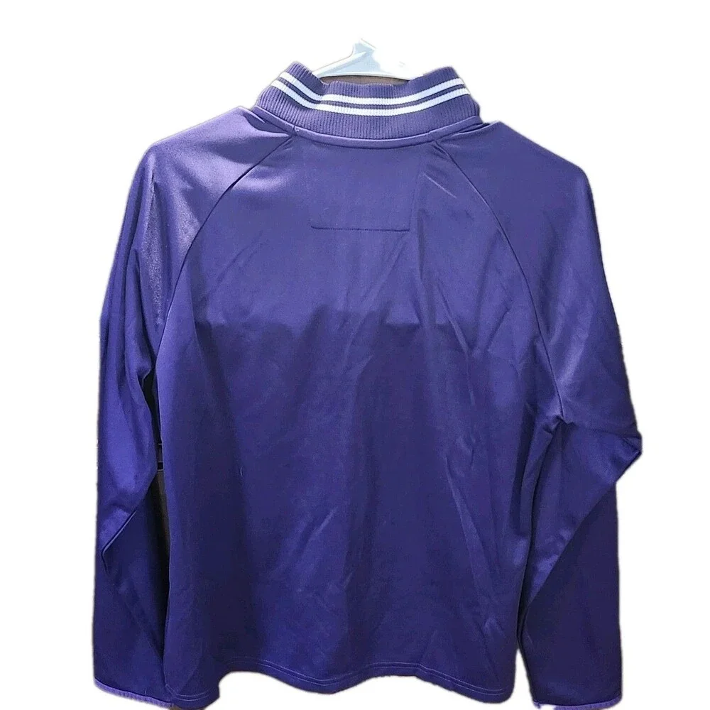 Womens Clemson Antigua Silky 1/4 Zip Shirt Purple Sz M Long Sleeve - Picture 7 of 7